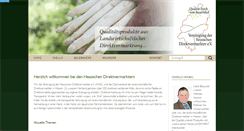 Desktop Screenshot of hessische-direktvermarkter.de